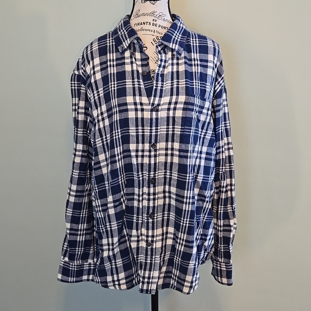 Blue Plaid Flannel